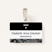 Kantoor Pro Damask Badge (Achterkant met clip)