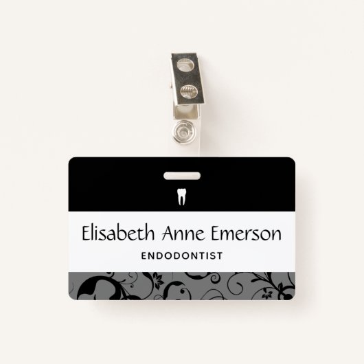 Kantoor Pro Damask Badge (Voorkant met clip)