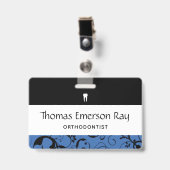 Kantoor Pro Damask Badge (Voorzijde met clip)