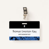 Kantoor Pro Damask Badge (Voorkant met clip)