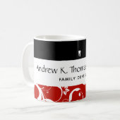 Kantoor Pro Damask Koffiemok (Voorkant links)