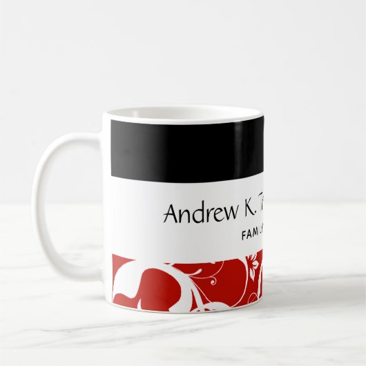 Kantoor Pro Damask Koffiemok (Links)