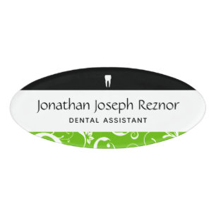 Kantoor Pro Damask Naambadge