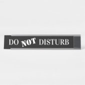 Kantoor Professional Do Not DIsturb SIgns Bureau Naambordje (Voorkant)
