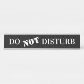 Kantoor Professional Do Not DIsturb SIgns Bureau Naambordje (Voorkant)