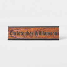 Kantoor Professional Monogram Hout Graan Foto: