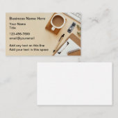 Kantoor Professional Visitekaartjes desktop (Voorkant / Achterkant)