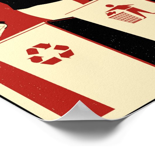 Kantoor propaganda: Breakroom Poster (Hoek)