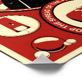 Kantoor Propaganda: Was je handen Poster (Hoek)