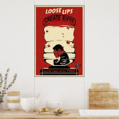 Kantoor propaganda: waterkoeling poster (Keuken)