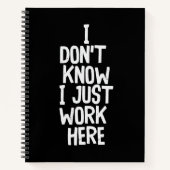 Kantoor Quote Grappig Notitieboek (Voorkant)