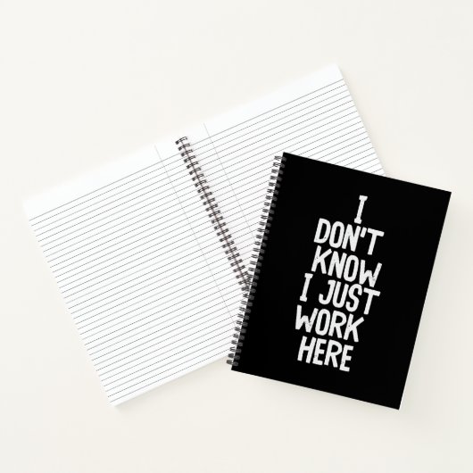 Kantoor Quote Grappig Notitieboek (Binnen)