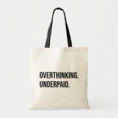 Kantoor Quote Grappig Tote Bag (Voorkant)