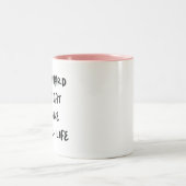 Kantoor Quote Grappige Twee-Tone Koffie Mok (Center)