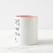 Kantoor Quote Grappige Twee-Tone Koffie Mok (Center)