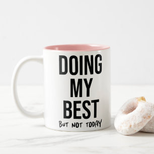 Kantoor Quote Grappige Twee-Tone Koffie Mok
