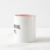Kantoor Quote Grappige Twee-Tone Koffie Mok (Center)