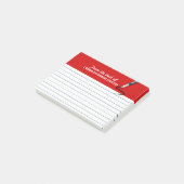 Kantoor red Post-it® note MINI (Schuin)