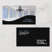 Kantoor reinigende Visitekaartjes (Voorkant / Achterkant)