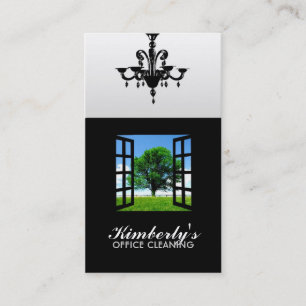 kantoor reinigende visitekaartjes