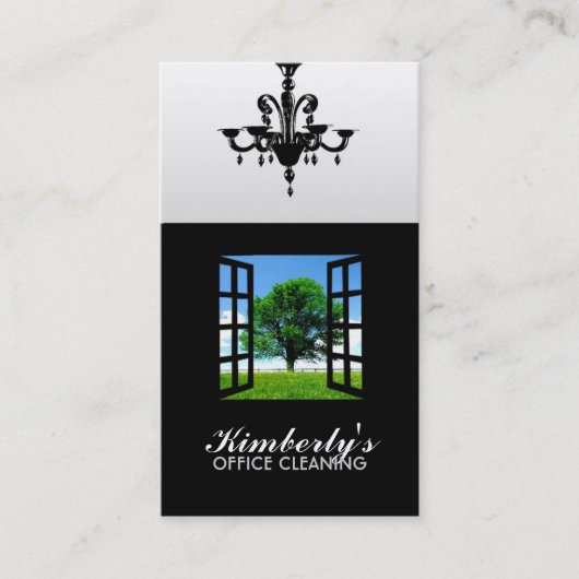 kantoor reinigende visitekaartjes (Voorkant)
