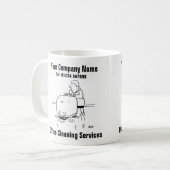 Kantoor reiniging koffiemok (Voorkant links)