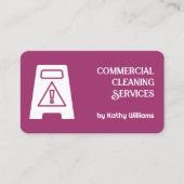 Kantoor Reiniging Visitekaartje (Voorkant)