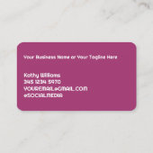 Kantoor Reiniging Visitekaartje (Achterkant)