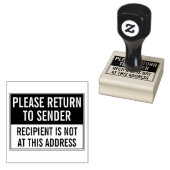 KANTOOR RETOUR AFZENDER POST RUBBERSTEMPEL (Gestempeld)