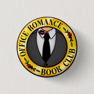Kantoor Romance Boek Club Badge Ronde Button 3,2 Cm