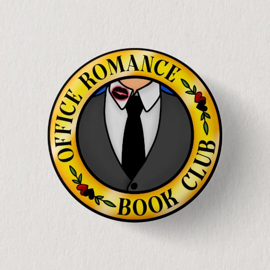 Kantoor Romance Boek Club Badge Ronde Button 3,2 Cm (Voorkant)
