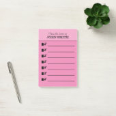 Kantoor roze Post-it® notitie PERSONALIZE Notes (Kantoor)
