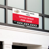 Kantoor ruimte aanpassen voor leaseback-ups spandoek (Buitenkant Gebouw)