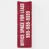 Kantoor-ruimte voor leasegebanner spandoek (Verticaal)