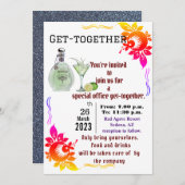 Kantoor samenkomen kaart (Voorkant / Achterkant)