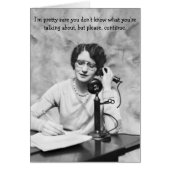  Kantoor - Sarcasm op de telefoon, (Voorkant)