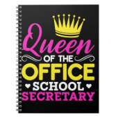 Kantoor schoolsecretaris Queen Women Notitieboek (Voorkant)
