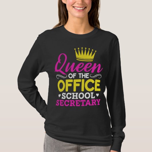 Kantoor schoolsecretaris Queen Women T-shirt (Voorkant)
