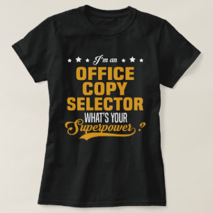 Kantoor Selector kopiëren T-shirt