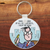 Kantoor Sick Days Sleutelhanger (Voorkant)