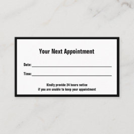 Kantoor-Sjabloon van professionele arts Afsprakenkaartje