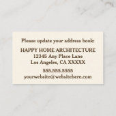 Kantoor Skyline Moving Insert Informatiekaartje (Achterkant)