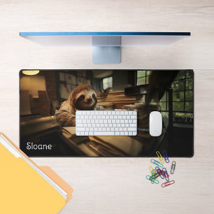 Kantoor Sloth gepersonaliseerd Bureaumat