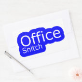 Kantoor Snitch | Kantoorhumor | Rechthoekige Sticker (Envelop)