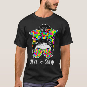 Kantoor Squad Administrative Assistant Messy Bun 5 T-shirt