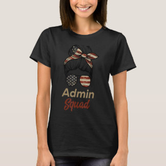 Kantoor Squad Administrative Assistant Messy Bun 9 T-shirt