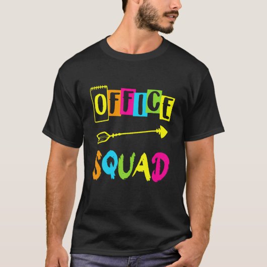 Kantoor Squad School Secretaris-Kantoor T-shirt (Voorkant)
