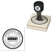 Kantoor Stationery Logo Custom Houten Handvat Rood Rubberstempel (Gestempeld)