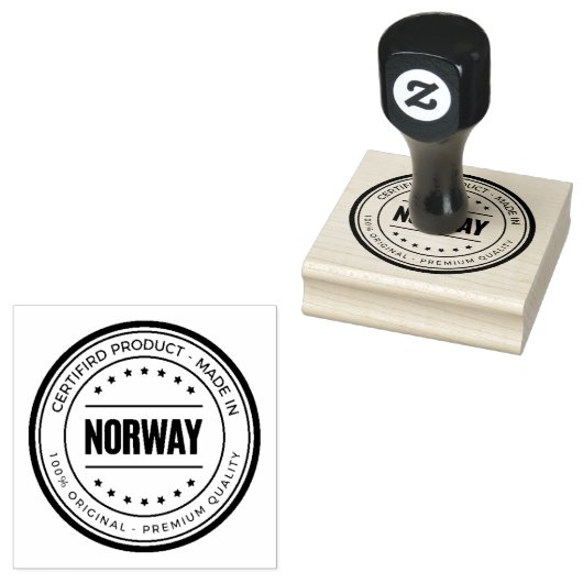 Kantoor Stationery Logo Custom Houten Handvat Rood Rubberstempel (Gestempeld)