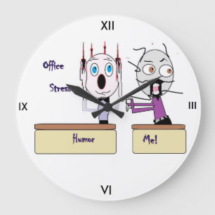 Kantoor stress-klok herstellen grote klok